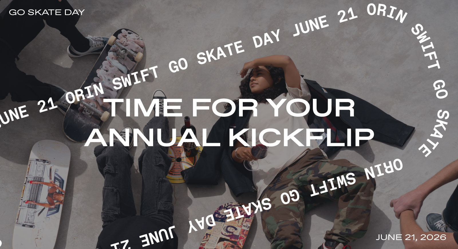 Orin Swift Advice Skate Deck and Wine Bundles