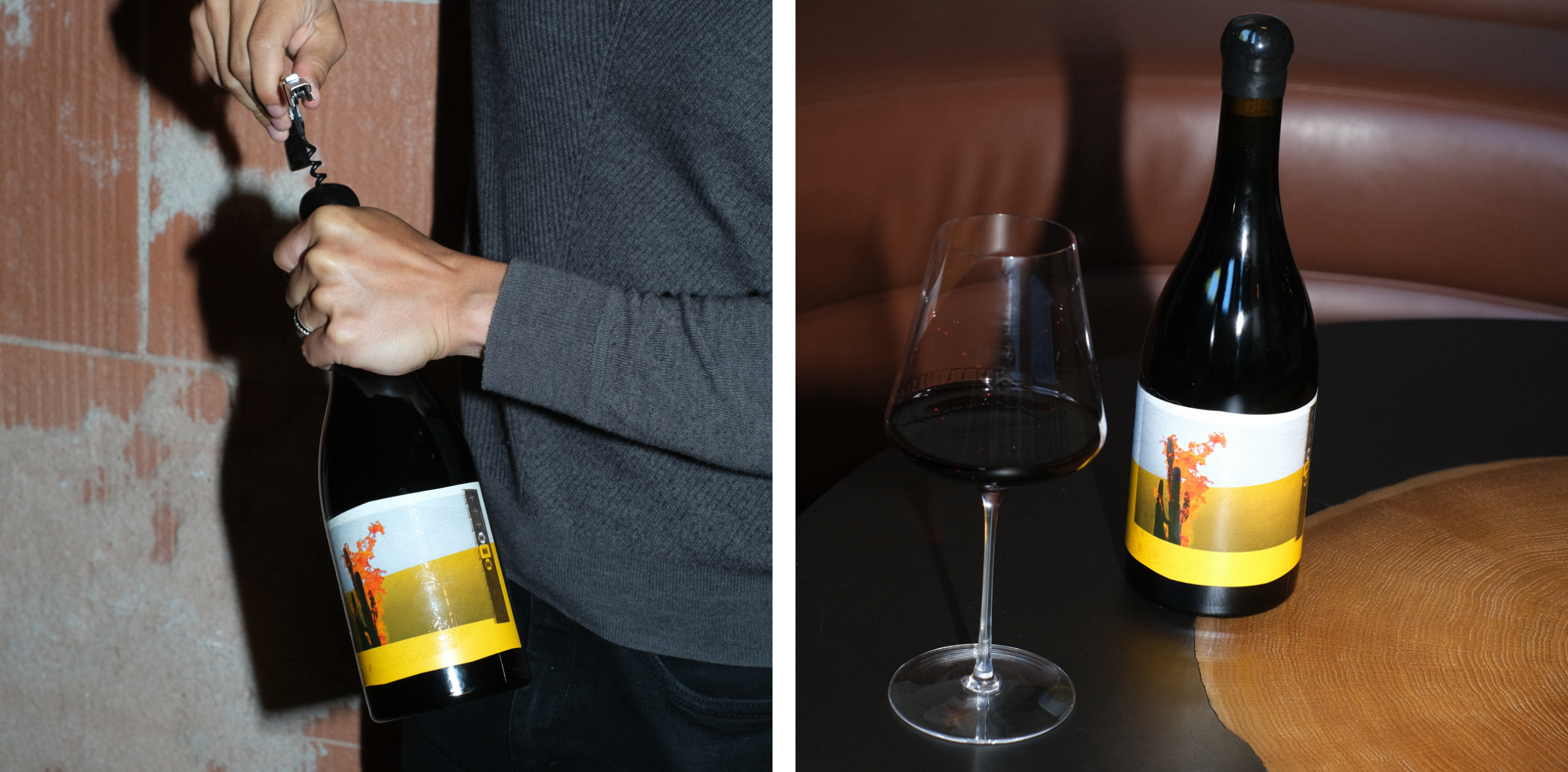 A side-by-side look at Label 9 of the 8 Years in the Desert Edition 2 collection.