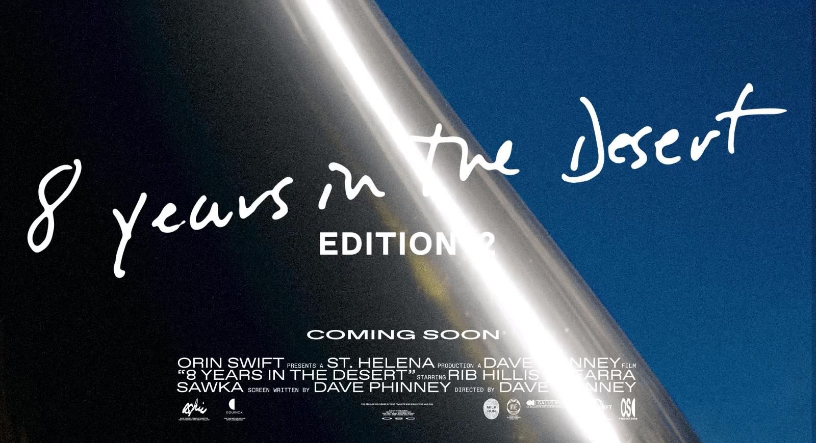A GIF of different bottles being held in the air with the labels blocked to tease the release of 8 Years in the Desert Edition 2